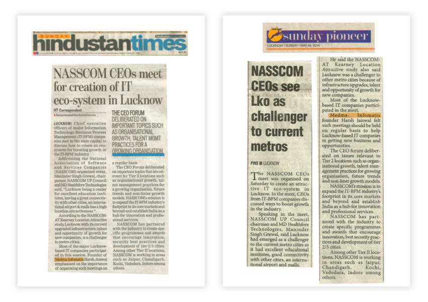 NASSCOM CEOs Forum Lucknow
